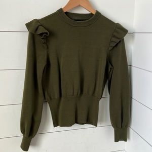 Who what wear ruffle sweater